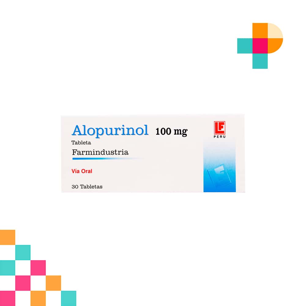 Alopurinol 100mg Tab Caja X 30 - Atency Plus