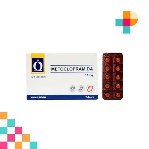 Metoclopramida 10mg Tab X 100 Atency Plus 